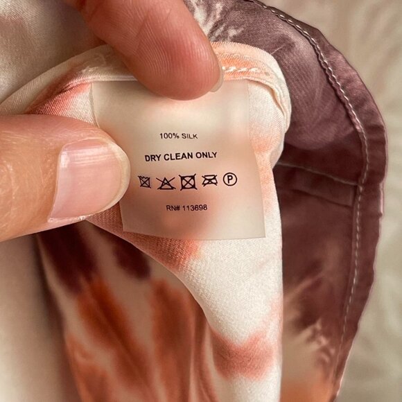 Silk Tie-Dye Blouse - Picture 5 of 8